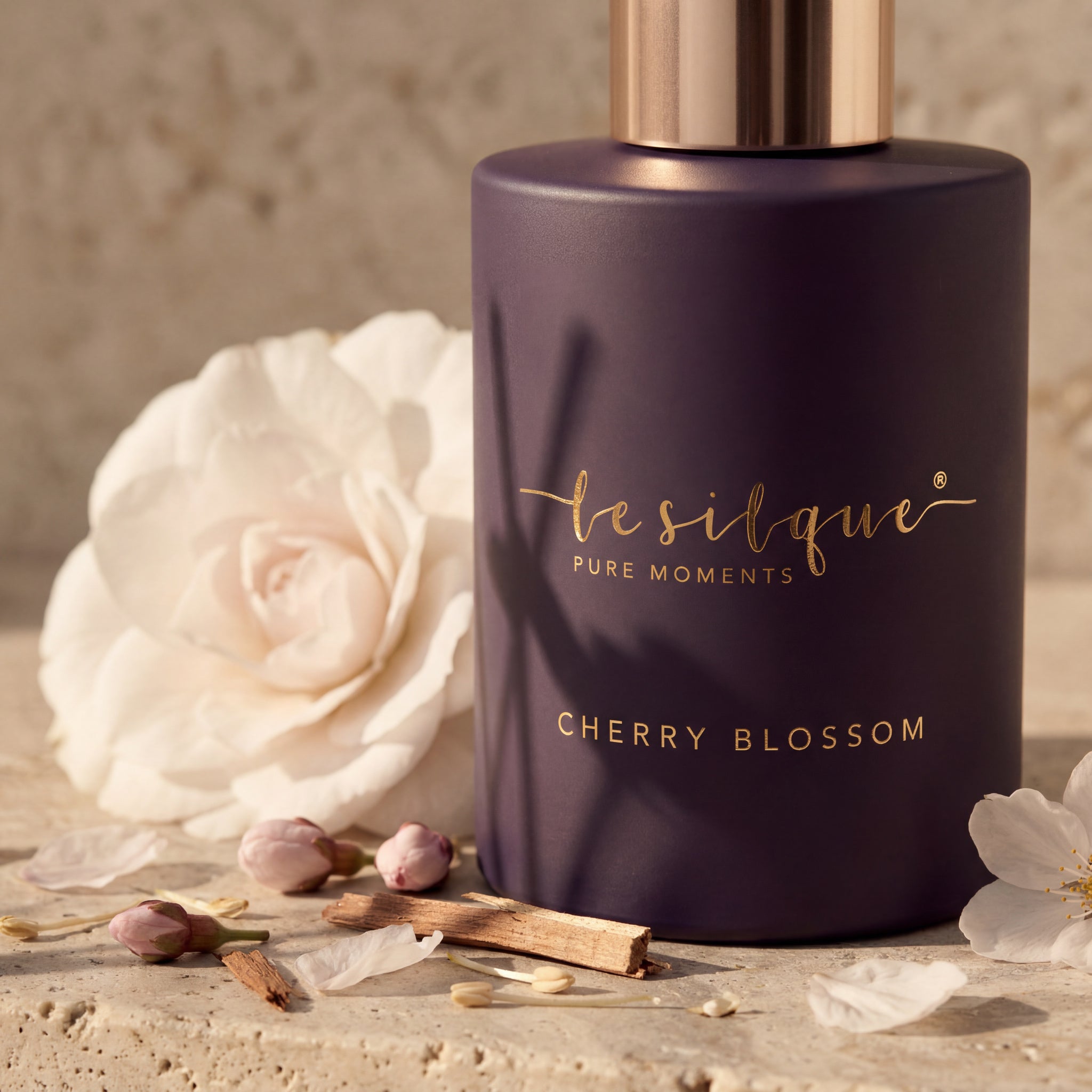 Dyfuzor zapachowy z patyczkami CHERRY BLOSSOM 120 ml | LE SILQUE