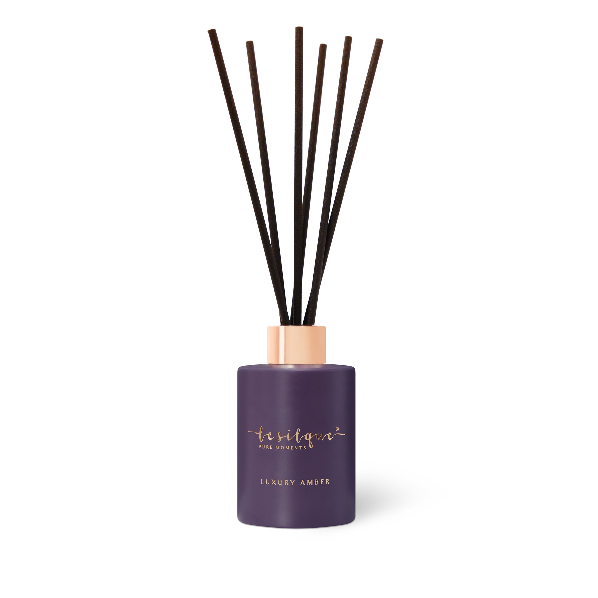 Dyfuzor zapachowy z patyczkami LUXURY AMBER 120 ml | LE SILQUE