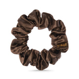 COFFEE Silk Hair Scrunchie | LE SILQUE