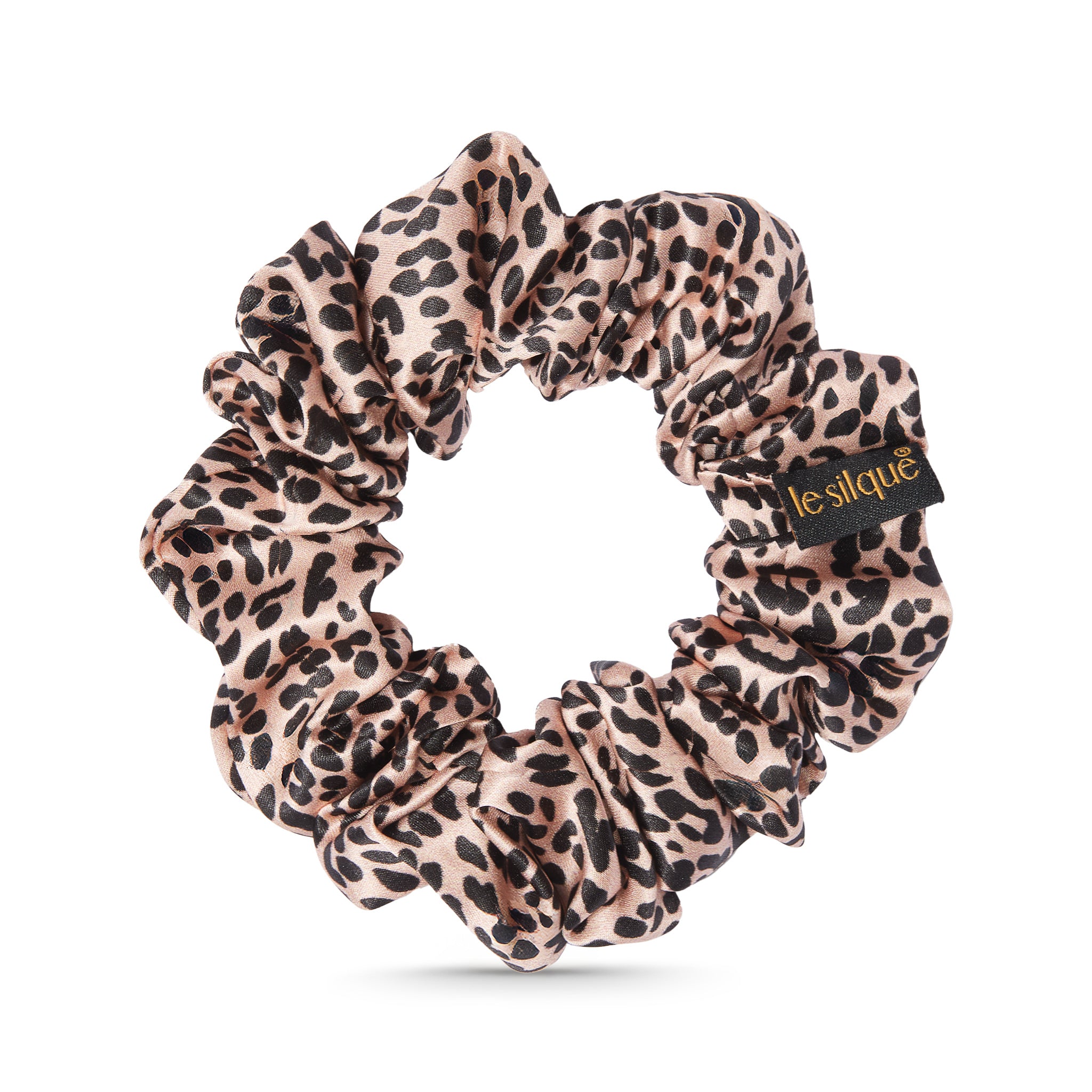 Gumka do włosów z jedwabiu LEOPARD | LE SILQUE
