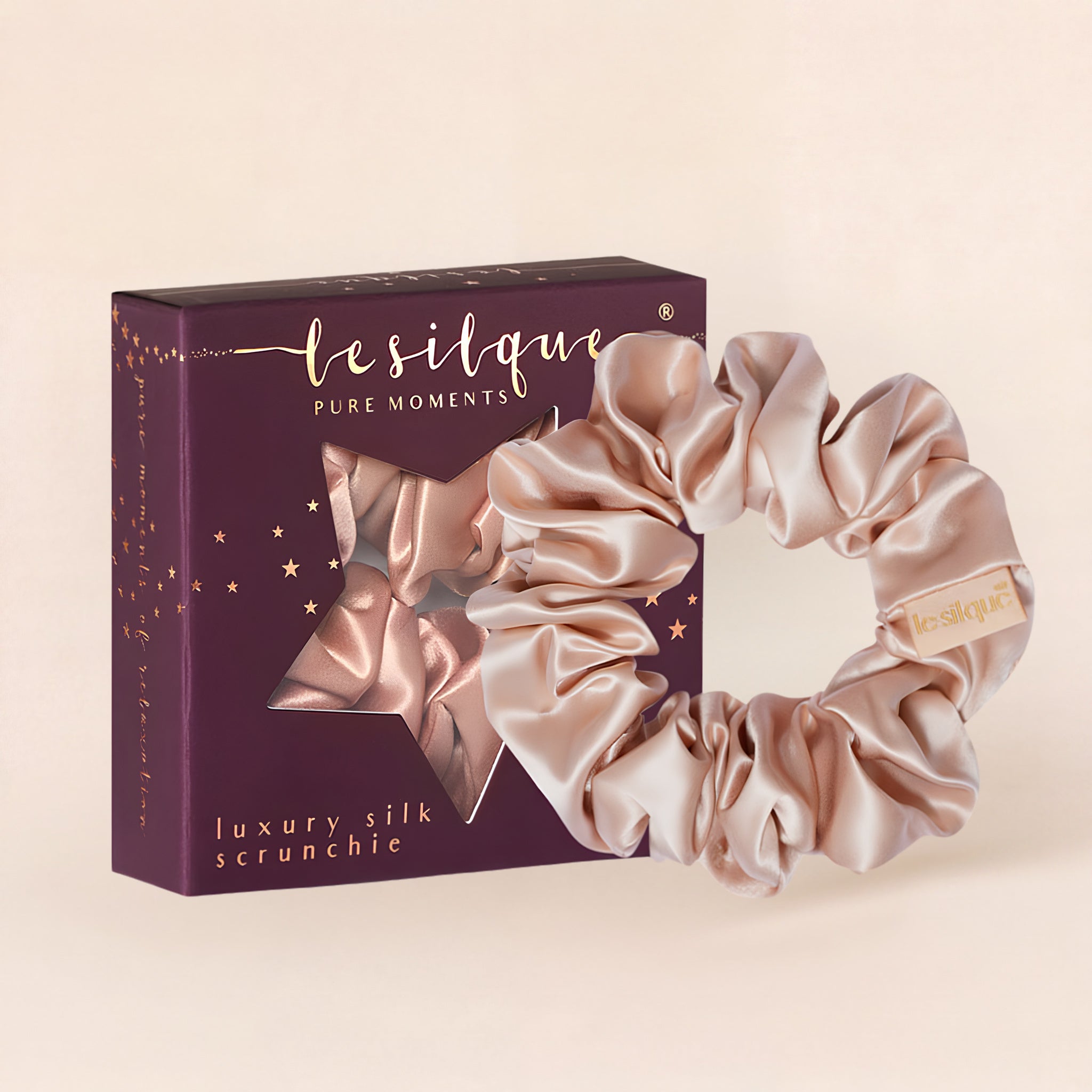 Gumka do włosów z jedwabiu ROSE GOLD | LE SILQUE