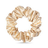 Silk Hair Scrunchie YELLOW BEIGE | LE SILQUE