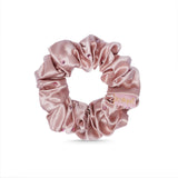 Silk Hair Scrunchie with SUGAR PINK Crystals | LE SILQUE