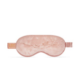 Jedwabna opaska na oczy do spania z kryształkami – ROSE GOLD | LE SILQUE