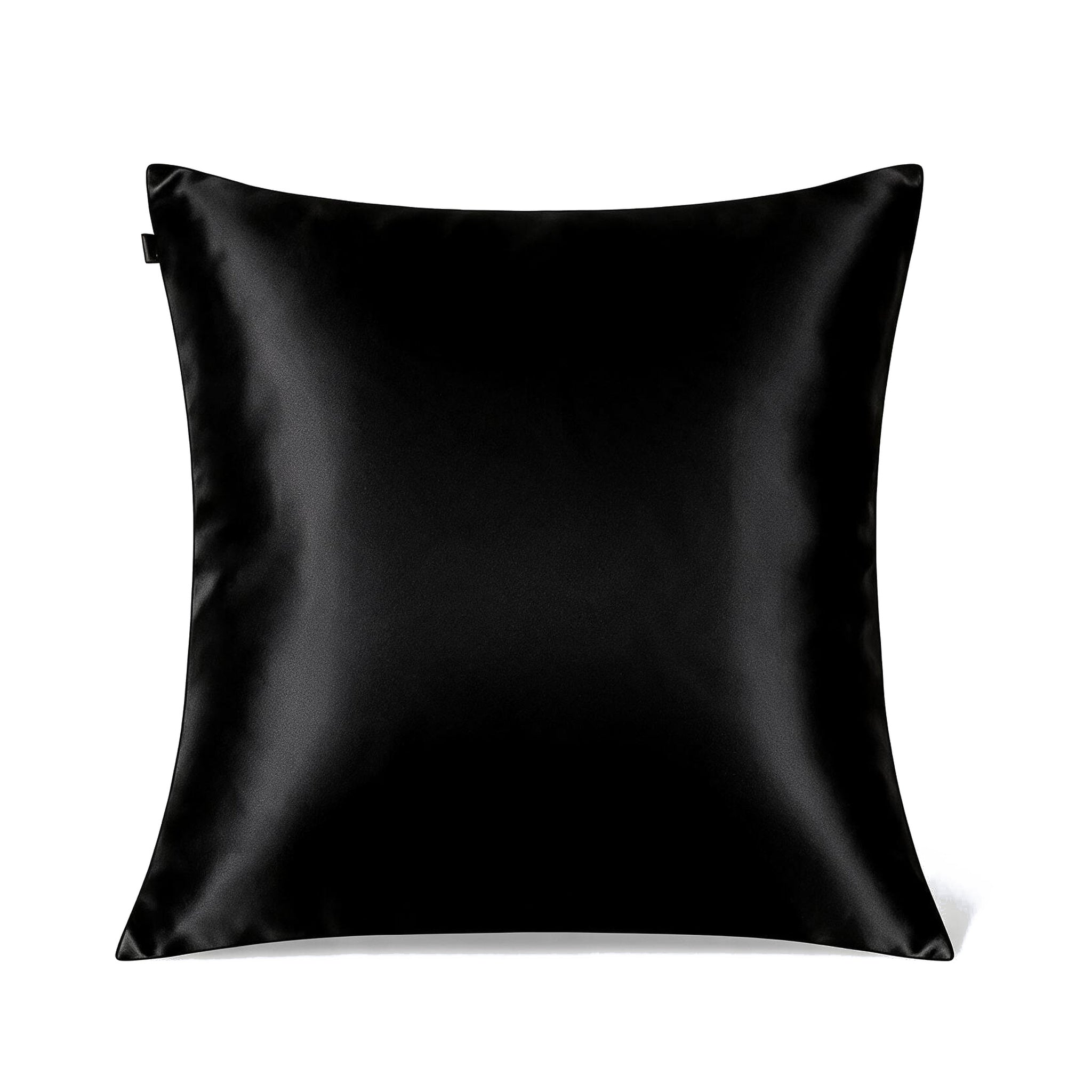 Jedwabna poszewka na poduszkę 50x50 BLACK – 100% jedwab | LE SILQUE
