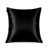 Jedwabna poszewka na poduszkę 50x50 BLACK – 100% jedwab | LE SILQUE