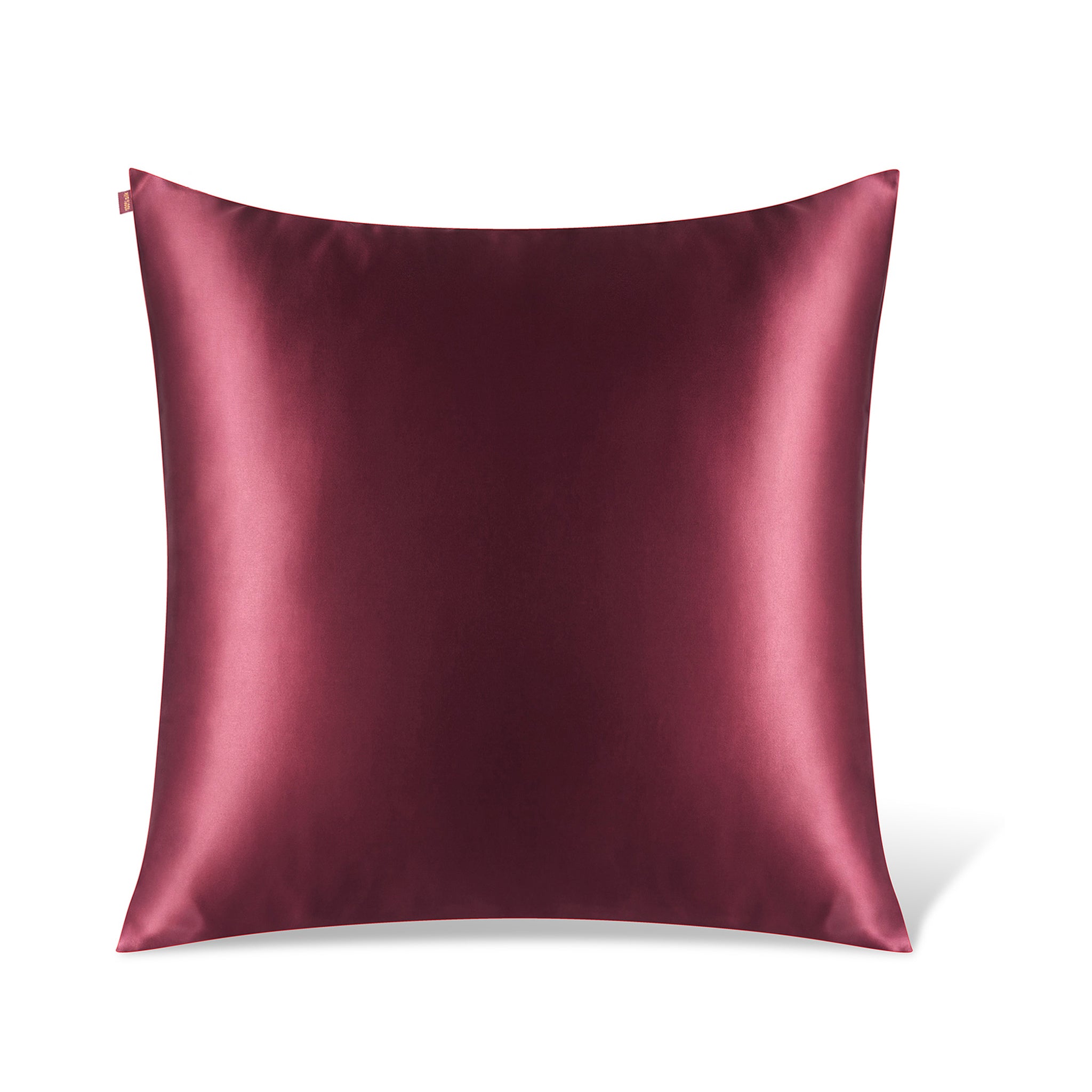 Jedwabna poszewka na poduszkę 50x50 BURGUNDY – 100% jedwab | LE SILQUE