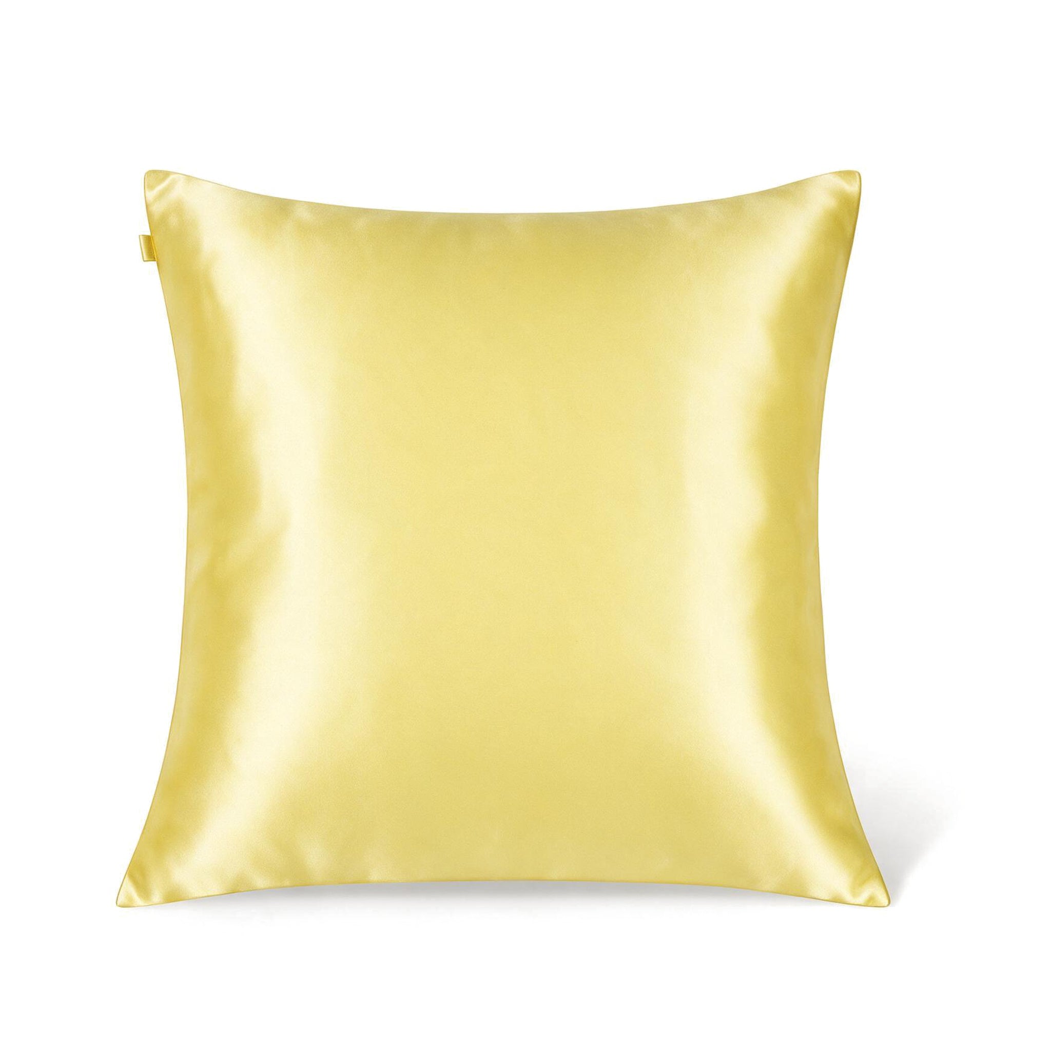 Jedwabna poszewka na poduszkę 50x50 BUTTER YELLOW – 100% jedwab | LE SILQUE