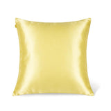Jedwabna poszewka na poduszkę 50x50 BUTTER YELLOW – 100% jedwab | LE SILQUE