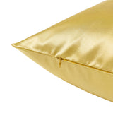 Jedwabna poszewka na poduszkę 50x50 BUTTER YELLOW – 100% jedwab | LE SILQUE