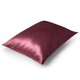 Jedwabna poszewka na poduszkę 50x60 BURGUNDY – 100% jedwab | LE SILQUE