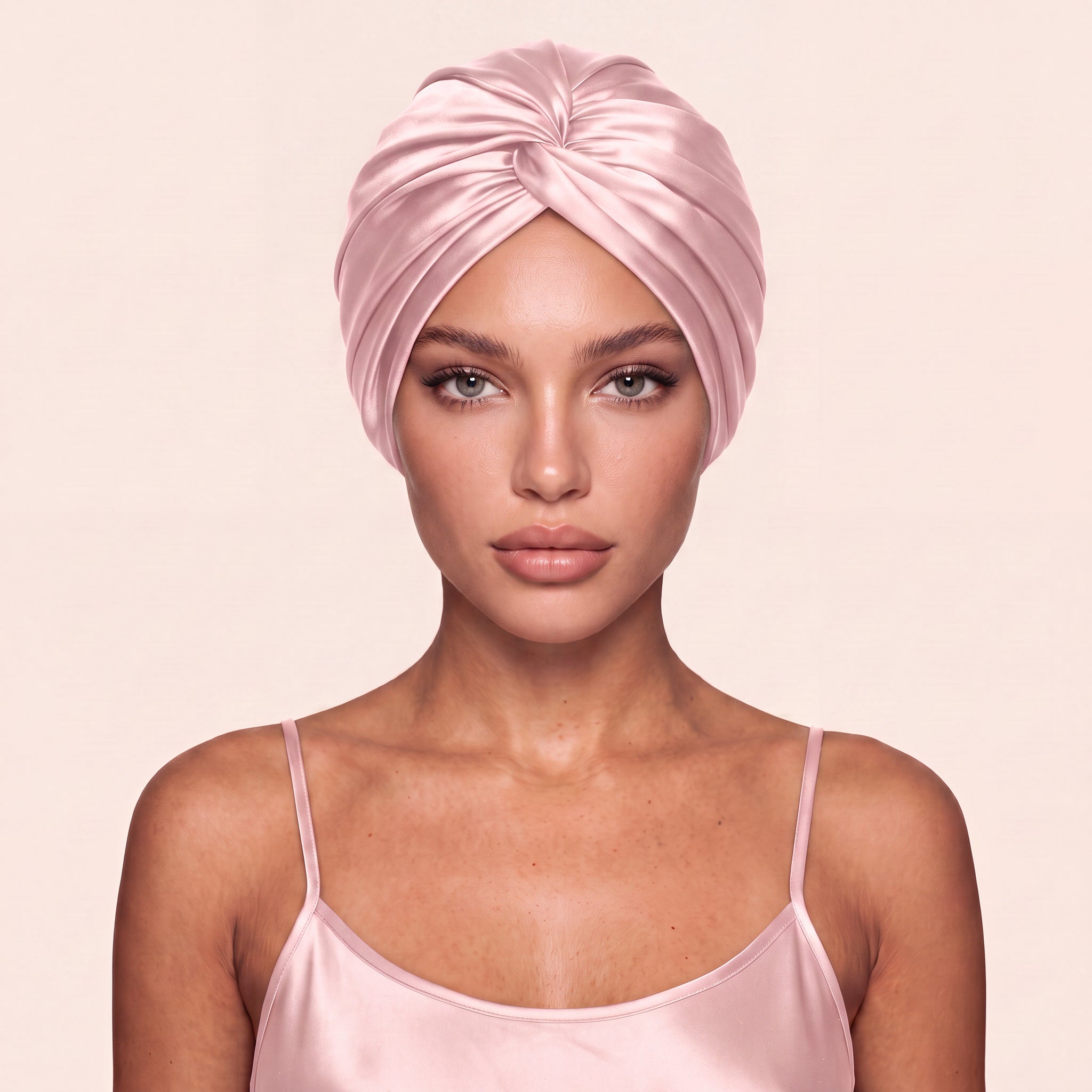 Silk hair turban SUGAR PINK – 100% mulberry silk 22 momme | LE SILQUE