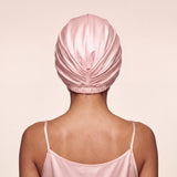 Silk hair turban SUGAR PINK – 100% mulberry silk 22 momme | LE SILQUE
