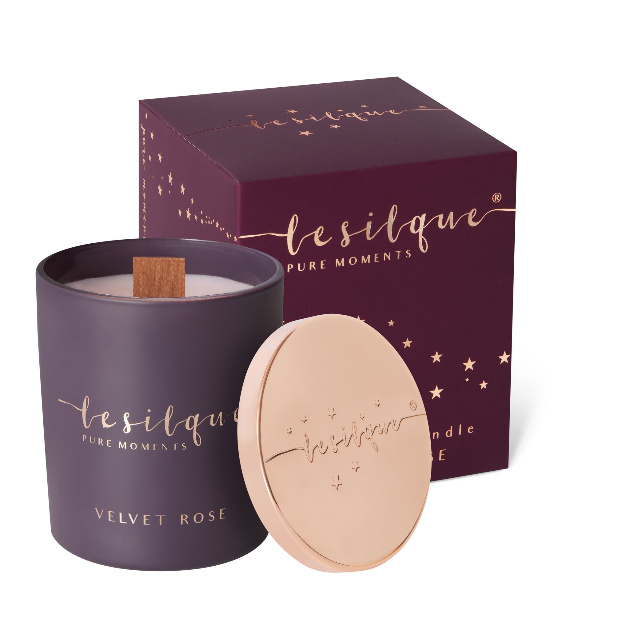 Świeca sojowa VELVET ROSE 300g | LE SILQUE