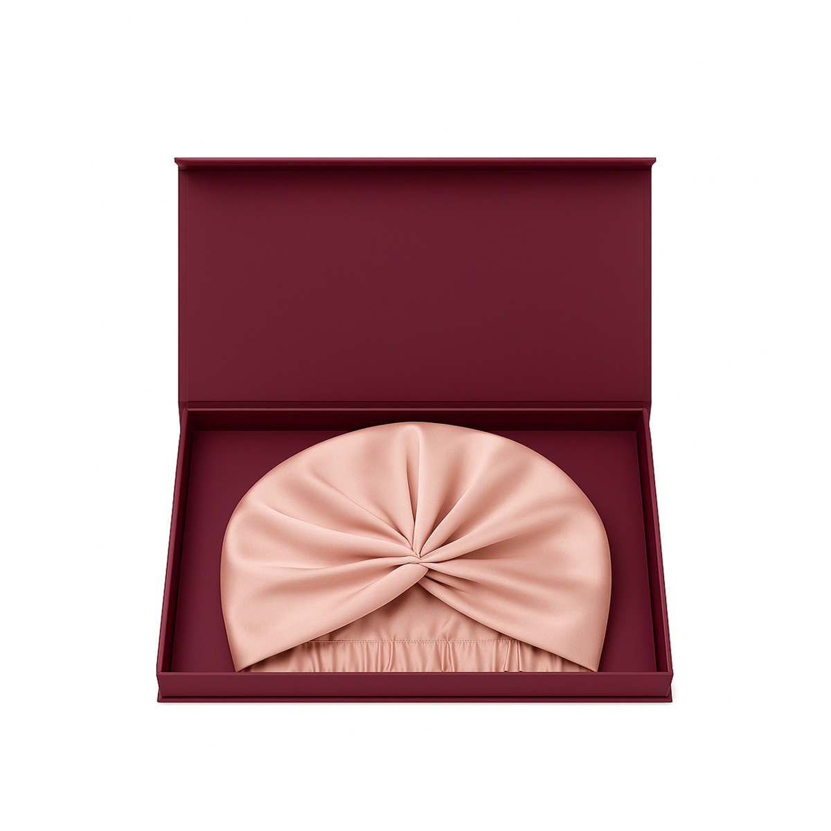 LE SILQUE Jedwabny turban na włosy  – ROSE GOLD