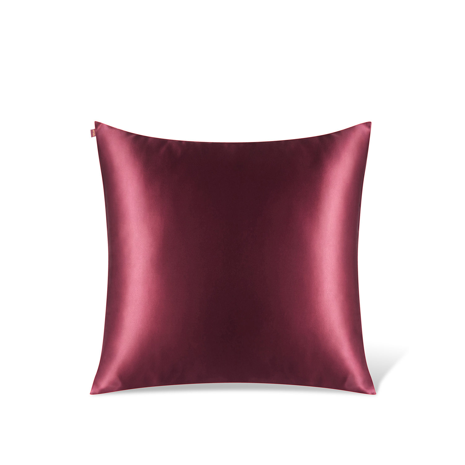 Jedwabna poszewka na poduszkę 50×50 BURGUNDY – 100% jedwab | LE SILQUE