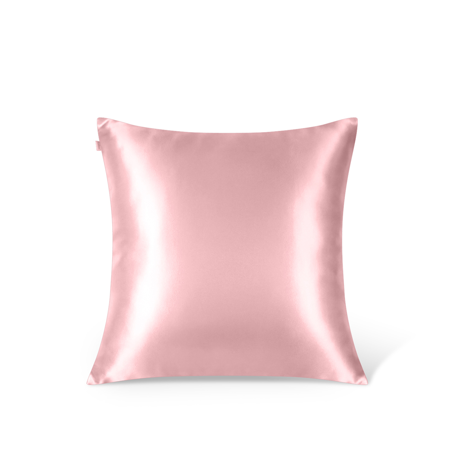 Jedwabna poszewka na poduszkę 50×50 SUGAR PINK – 100% jedwab | LE SILQUE
