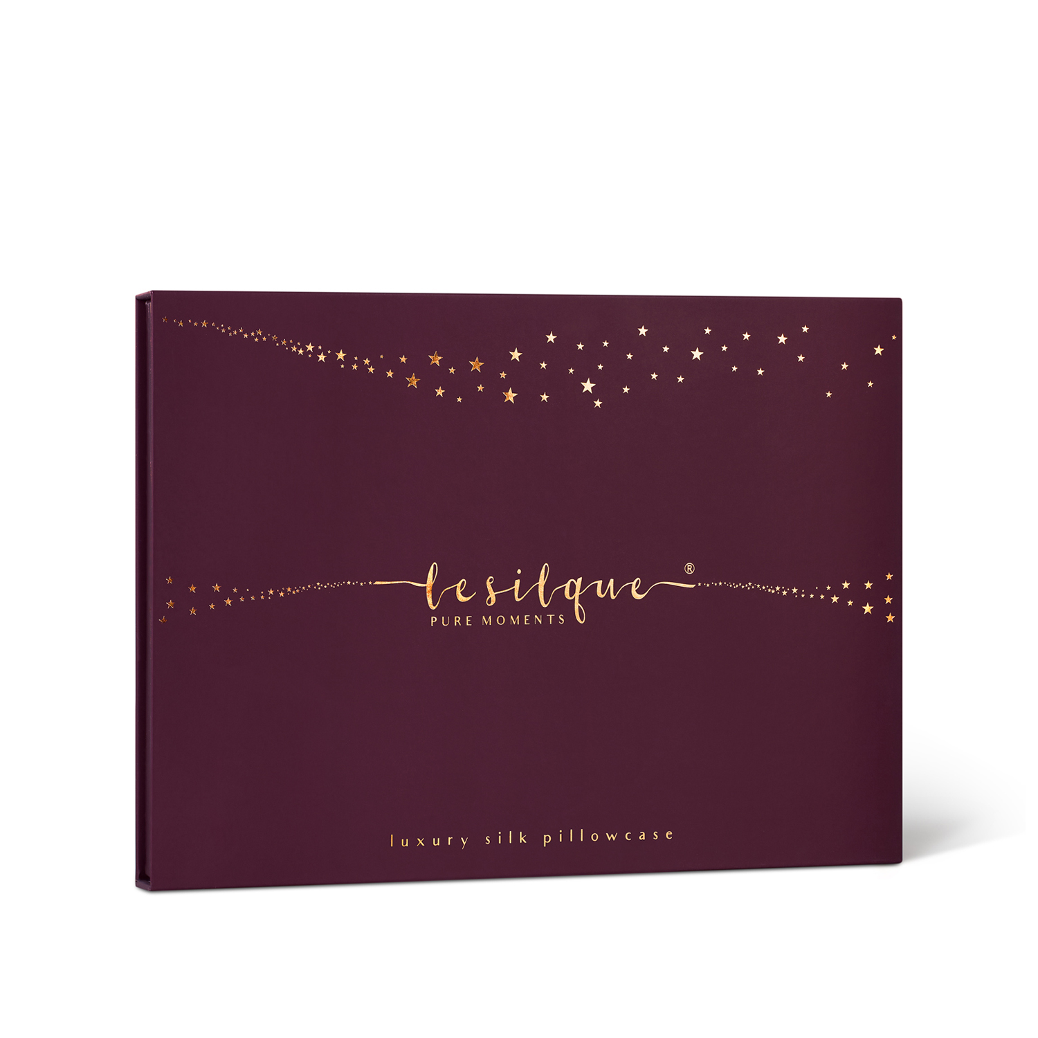 Jedwabna poszewka na poduszkę 50×60 BURGUNDY – 100% jedwab | LE SILQUE