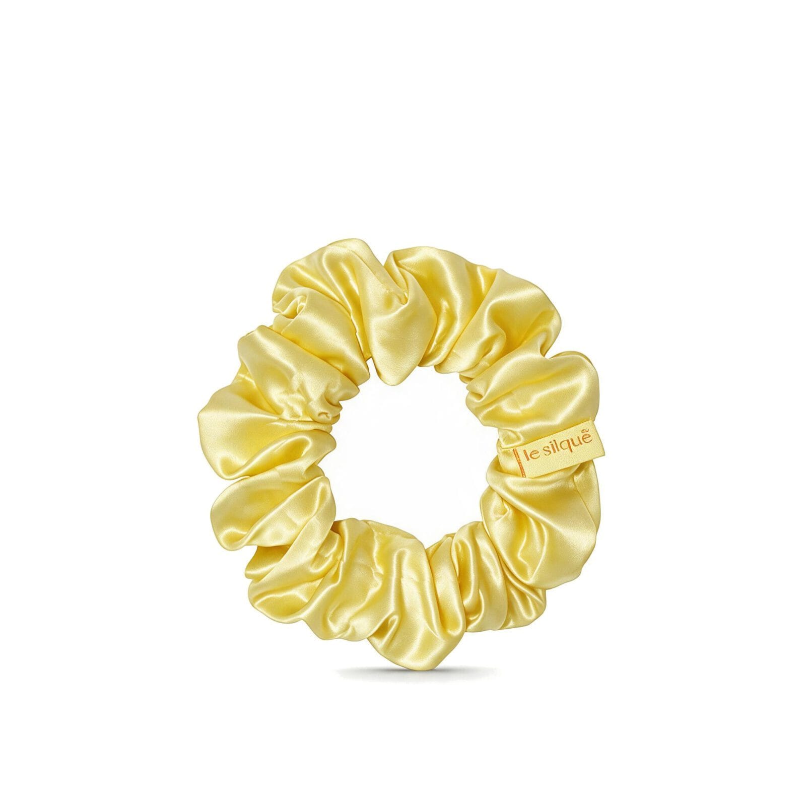Gumka do włosów z jedwabiu BUTTER YELLOW | LE SILQUE