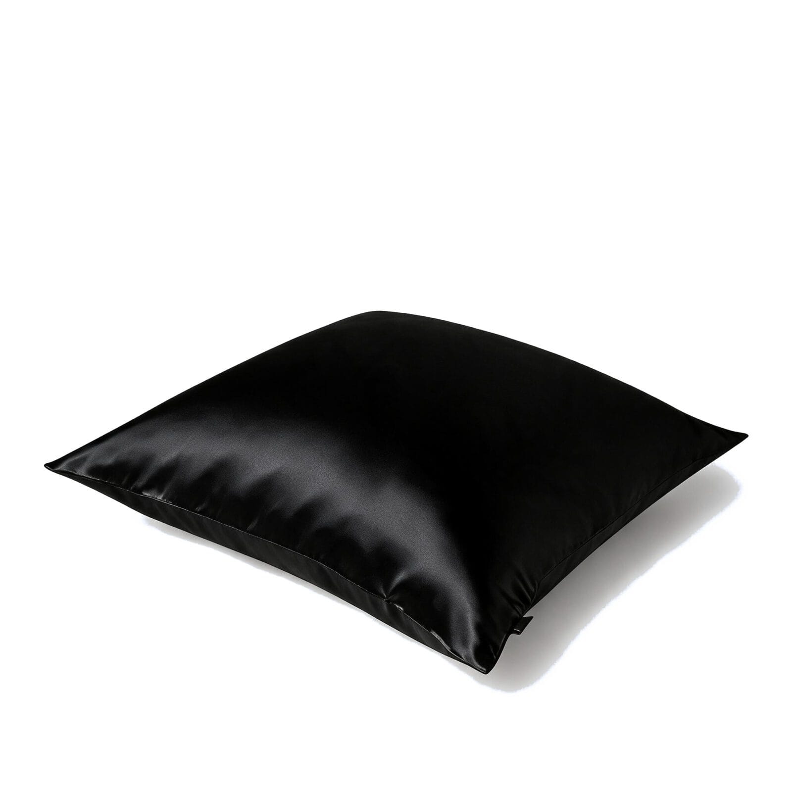 Jedwabna poszewka na poduszkę 50×50 BLACK – 100% jedwab | LE SILQUE