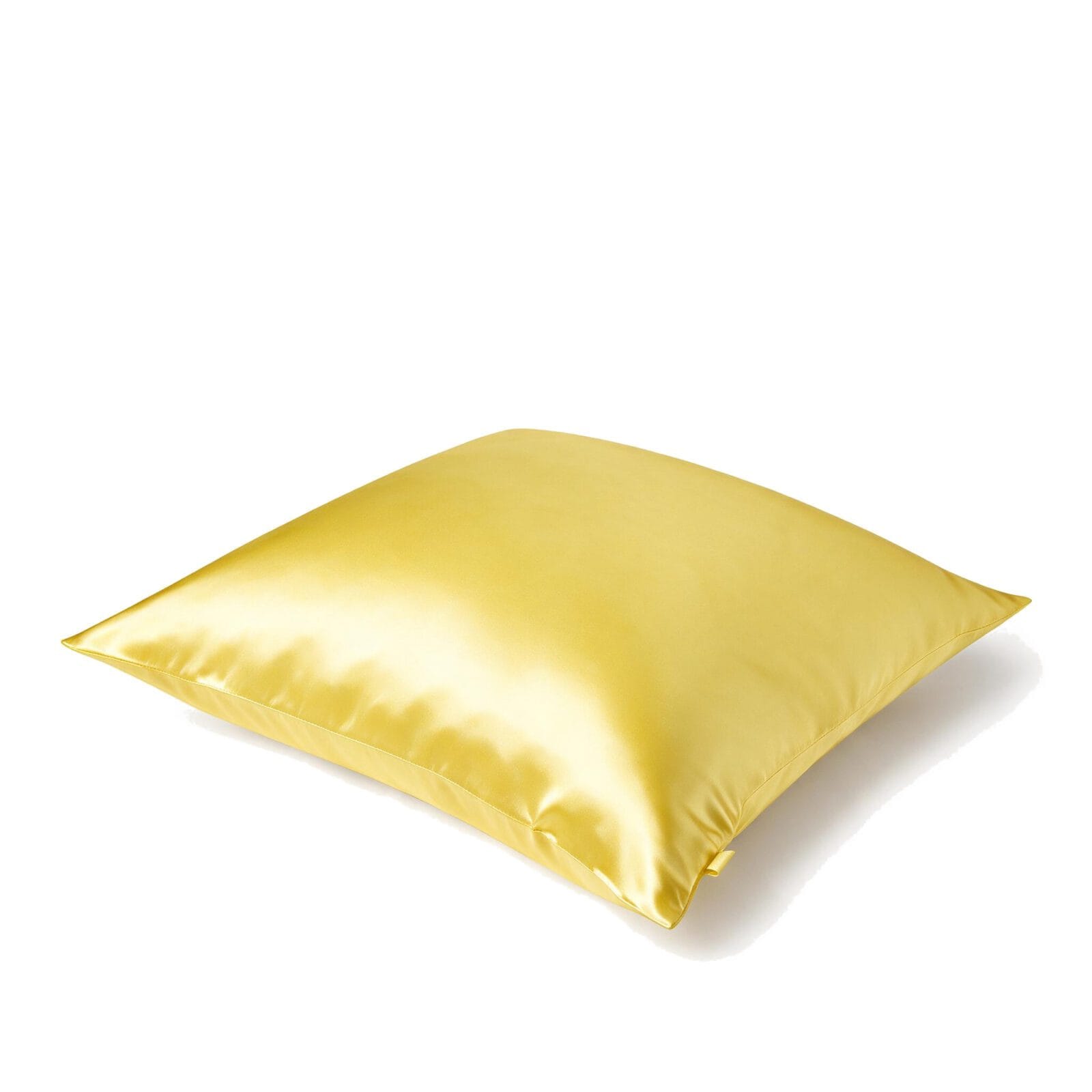 Jedwabna poszewka na poduszkę 50×50 BUTTER YELLOW – 100% jedwab | LE SILQUE